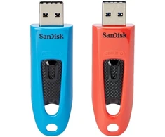 USB laikmena SanDisk Cruzer Ultra 32GB USB 3.0 130 MB/s, 2 vnt.