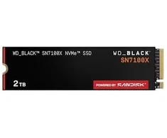 „SanDisk WD_BLACK SN7100X SSD“ – SSD – 2 TB – vidinis – M.2 2280 – PCI Express 5.0 x4 (NVME) (WDBELH0020BBK-WRSN)
