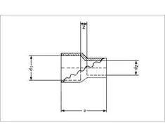 SANHA Mažinimo mufa 5240 vario 35 x 22mm (152403522)