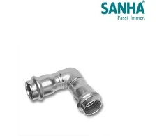 Sanha „NiroSan-Press“ alkūnė 90° PxP, 28 jungtys