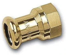 SANHA Pureapress perėjimas mufa ZW x GW 18mm x 3 / 4 "(182701834)