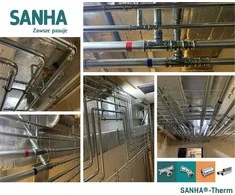 SANHA -Therm Dvigubo lizdo arka 45° ZWxZW 42