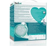 Sanicat Strong Clumps kačių kraikas, kačių kraikas, bentonitas, kūdikių milteliai, 10l, gumulavimas
