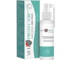 JM SANTE Vet Protector Fresh - dantų higienos tirpalas šunims ir katėms – 100 ml