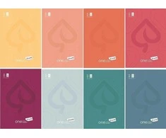 Santoro Notebook A5/60K tinklelis Vienos spalvos (10 vnt) MAR MAR