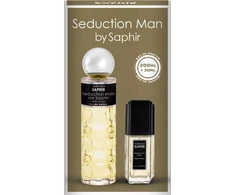 ‎Saphir Seduction Man komplektas woda perfumowana spray 200ml + woda perfumowana spray 30ml
