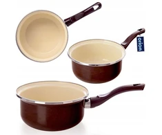 Sapir Orion Emaliuota puodai 16 cm 1 l Ruda