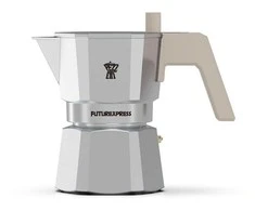 PEZZETTI FUTUREXPRESS aliuminio kavos virimo aparatas (1 puodelis) - sidabrinis