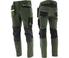 Darbo kelnės Sara Workwear Comfort, žalia, XL dydis