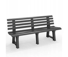 Bica Garden bench Olimpia 150x53x77cm pilkas