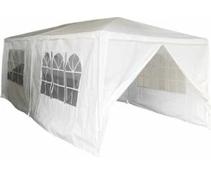 Saska Garden Sodo palapinė 6x3m, 6 sienos, balta