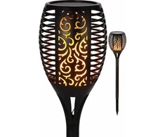 Saska Garden Saulės lempa su liepsnos efektu 36 LED