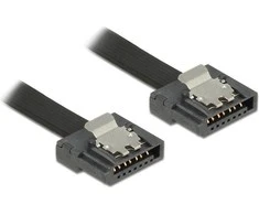 Delock SATA - SATA, 1m, Juoda (83843)