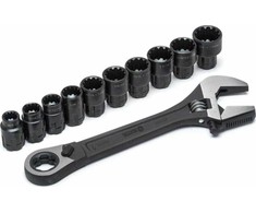 Sukimo galvučių komplektas Sata ST09000; 10-19 mm; 11 vnt.