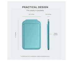 Satechi Magnetic Wallet Stand MagSafe Light Mėlyna (AP-MWSB)