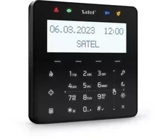 Satel Manipuliatorius su lietimine klaviatūra (juodas, MIFARE artimojo lauko kortelių skaitytuvas) INT-KSG2R-B