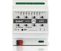 SAL Satel KNX-SA24 išmanusis namų valdiklis DIN montavimas su bėgeliais Perjungimo mechanizmas 8 kanalai