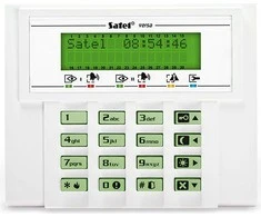 Satel VERSA 15 pagrindinė lenta, VERSA- LCD- GR manipuliatorius, OPu-4 P (15- KLCD) korpusas