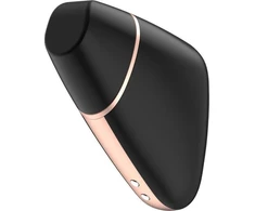 SATISFYER _ Love Trikampis Oro Pulsas stimuliatorius + Vibracija Juodas oro klitoris stimuliatorius
