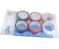 SATRA PVC izoliacinė juosta MIX 6 vnt.