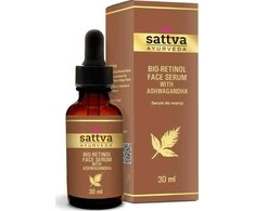 Veido serumas su bioretinoliu ir ašvaganda, Sattva Ayurveda, 30ml