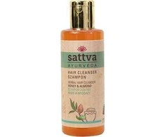 Maitinantis plaukų šampūnas su medumi ir migdolais Honey, Sattva Ayurveda, 210ml