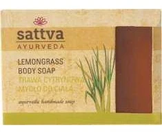 Muilas su citrinžolėmis Lemongrass, Sattva Ayurveda, 125g