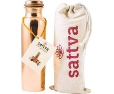 Klasikinė varinė gertuvė-butelis Plain, Sattva Ayurveda, 650ml