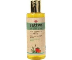 Drėkinantis plaukų šampūnas su mangais Mango, Sattva Ayurveda, 210ml