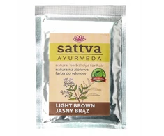 Sattva Natural Herbal Dye for Hair naturalna ziołowa farba do włosów šviesiai rudas 10g