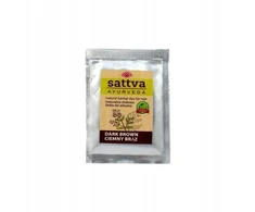 Sattva Natural Herbal Dye for Hair naturalna ziołowa farba do włosów Dark Brown 10g