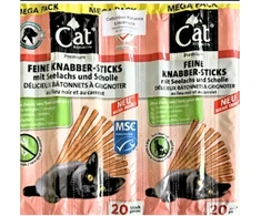 SATURN PETFOOD KAČIŲ MAISTAS BON Cat DEŠRELĖS 20x5g ŽUVIS