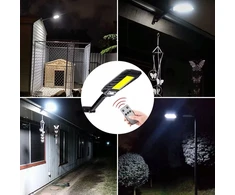 . SAULĖS GATVĖS ŽIBINTAS 180LED KUBLIAS + LAIKIKLIS