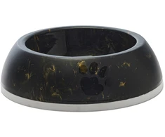 Savic Delice 3 Marble, dubenėlis šuniui, juoda/auksinė, plastik, 1,2l