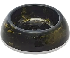 Savic Delice 3 Marble, dubenėlis šuniui, juoda/auksinė, plastik, 1,2l