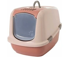 SAVIC-Tualetas katėms NESTOR JUMBO TUSCAN Raudonas 66,5 x 48,5 x 46,5cm /3