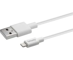 Kabelis USB Savio USB-A - USB-A 1 m Baltas (CL-192)