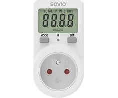 Savio Vatmetras su LCD ekranu, 16a, 3680w, ae-02