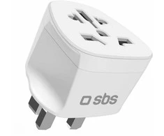 SBS UK kelioninis adapteris – universalus – baltas