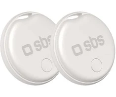 SBS Track My Circle locator compatible with Apple Find My set of 2 – baltas
