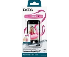 SBS Rožinė Atsparus vandeniui case for iki 6.8" Rožinė