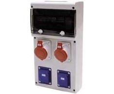 Scame Rozdzielnica budowlana 10m 2X 230V, 2X 32/5 (632.3322)