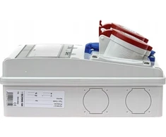 „Scame“ virštinkinis pastato paskirstymo skydas 2X32A/5P 2X230V 11 modulių IP44-54 „Enerbox Scame 633.3322“ pilkas