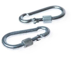 Haushalt Schell CARABINER 5X50 MM ZP WITH NUT 2DD