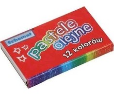 Kredki pastelowe Schemat 12 vnt. Pastele olejne