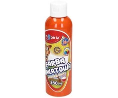 Schemat Plakatų dažai Inspiria 250 ml, oranžiniai, dengiantys, mokykliniai