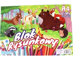 Schemat SCHEMA Piešimo bloknotas A4/20K 80g baltas (10vnt)
