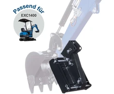 Scheppach Griebtuvas mini ekskavatoriams EXC1400 390x380x225 mm 7915001726 (SCH7915001726)