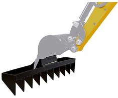 Scheppach Greblys mini ekskavatoriui EXC815 100 cm 10 dantų SCHEPPACH 7915001705