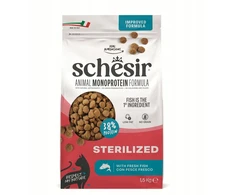 Schesir Animal Monoprotein Formula sterilizuotoms žuvims 1,5kg maišelis